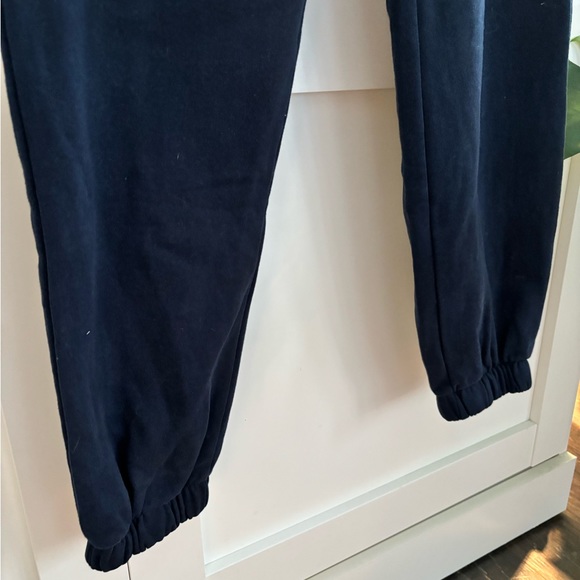 Brandy Melville Navy Joggers w/ elastic bottoms - Picture 3 of 5